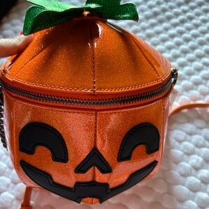 Women’s Fine By Me Halloween Pumpkin Purse Handbag Crossbody New